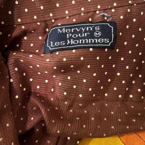 Vintage 70’s Mervyn’s Polka Dot Single Stitch Top M Costal Grandpa Old Money - Picture 16 of 16